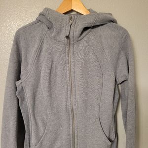 Lululemon Scuba Hoodie light blue grey